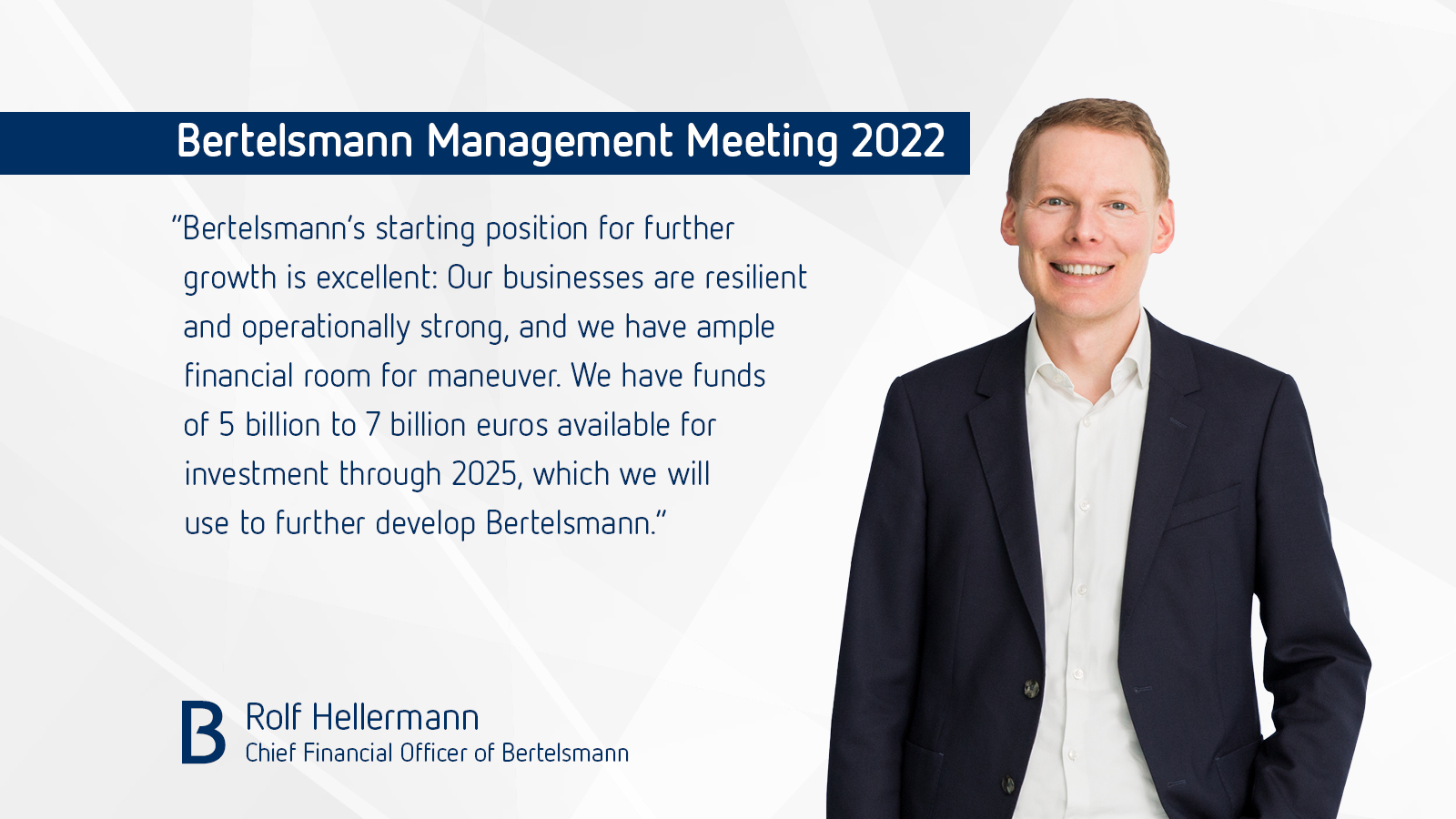 Bertelsmann Sets High Revenues And Earnings Targets For The Years Ahead ...